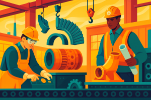 قطعات داغ توربین گازی